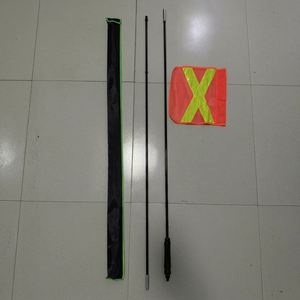 Antenne fouet de mine en fibre de verre de haute qualité 1,8m 2m 3m avec support à ressort à dégagement rapide pour mât de drapeau LED pour mine - Product Image 1