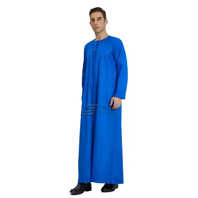 عباءة مسلمة عصرية للرجال جودة عالية لون مختلف, قفطان جوبه ، ملابس رجالية ، ملابس إسلامية للبيع بالجملة