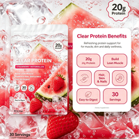 Boisson isolat de protéines de lactosérum transparente GMP sous marque privée, électrolytes pour la récupération post-entraînement des femmes, OEM MOQ 50 boîtes