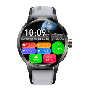 Montre connectée Android 4G pour hommes, avec fonction d'enregistrement de la marche et de la randonnée, appels téléphoniques par carte SIM, SMS, navigation Wi-Fi autonome - Product Image 2