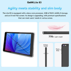 Getmi Lite 83 <span class=keywords><strong>Android</strong></span> <span class=keywords><strong>Tablet</strong></span> Wall Mount <span class=keywords><strong>Tablet</strong></span> <span class=keywords><strong>Android</strong></span> 13 tự động hóa nhà Bảng điều khiển - Product Image 5