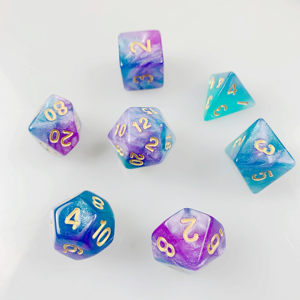 DND Rpg Dungeons and <span class=keywords><strong>Dragons</strong></span> - Jeu de dés polyédriques personnalisés en acrylique à 20 faces, double couleur, en plastique - Product Image 5