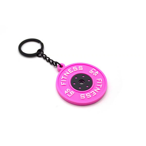 Tùy chỉnh phòng tập thể dục Juno sáng tạo cao su <span class=keywords><strong>PVC</strong></span> tấm bội móc khóa nhựa Móc Chìa Khóa acssesoriess túi quyến rũ - Product Image 6