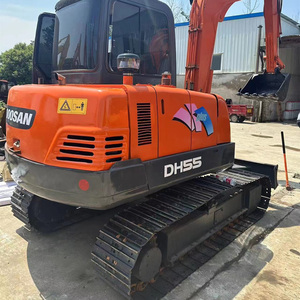Marque de premier plan, Doosan DH55-7 d'occasion, 5,5 tonnes, moteur Cummins, importé de Corée du Sud, offre spéciale avec emballage d'origine - Product Image 4