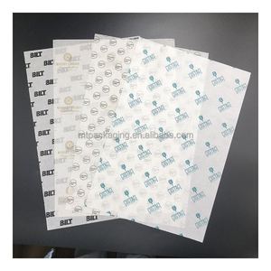 Custom Greaseproof Fast Food Basket Liners Single Sandwich <b>Wrap</b> Sheet for Bread Cookies Milk Jelly Chewing Gum-for Sugars - Product Image 2