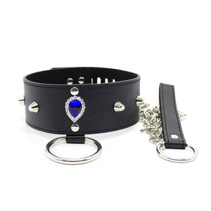 Collar de cuello sexual de piel de vaca para adultos collar de cuello sexual para mujeres collar de cuello esclavo de bondage - Product Image 5