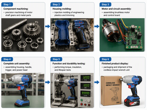 ประแจบล็อกไร้สาย Dongcheng DCPB698F แรงบิดสูง 4 สปีด 698นิวตันเมตร 910นิวตันเมตร แบบปลดเร็ว ขนาด 1/2 นิ้ว - Product Image 6
