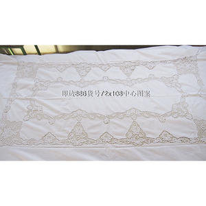 Grande nappe en dentelle <span class=keywords><strong>Jimo</strong></span> faite à la main Lu broderie artisanat mosaïque dentelle Antependium nappe brodée pour usage domestique ensemble complet - Product Image 6