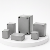 Boîtier de jonction électrique étanche IP67 en ABS, boîtier électronique en plastique pour l'installation de câblage de projets, prix usine