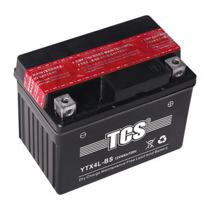 Batterie de moto sans entretien YTX4L-BS TCS 12V 4AH, sèche et chargée, pour la plupart des motos - Product Image 1