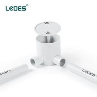 LeDES AS/NZS2053 Boîte de jonction pour conduits solaires HD 20-32mm certifiée étanche Fabricant de boîtes en J pour raccords de conduits électriques