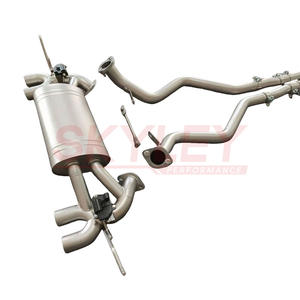 Catback de escape de acero inoxidable para Land Rover <span class=keywords><strong>Defender</strong></span> 110 5,0 V8 válvulas de silenciador de escape piezas de carreras de automóviles - Product Image 6