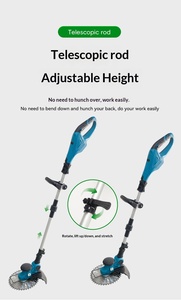 New Lawn Mower Small Household <b>Weed</b> Trimmer Handheld Rechargeable Lithium Battery Grass Cutter Garden <b>Tool</b> C--253 Lithium Batter - Product Image 6