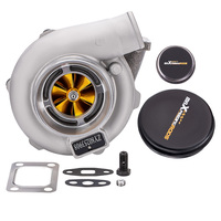 Turbocompresor MaXpeedingrods GT30 GT3037 GT3076R de Acero Billet con Rueda de Turbina T3.82 A/R para 2.5L-3.0L Universal, 500hp+