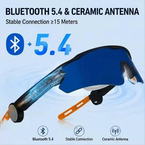 Gafas de Sol Inteligentes V21 con Cámara, Audio de 5.4 Canales, Cancelación de Ruido ENC para Deportes al Aire Libre - Product Image 3