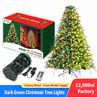 Nueva Llegada: Luces LED RGBIC en Forma de Árbol Recto, IP44, Control Remoto, Decoración Navideña para Interiores/Exteriores, 2m/3m