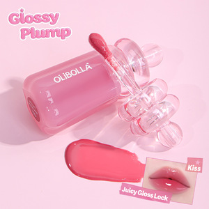Brillo labial personalizable MLM de larga duración 24H, efecto agua, no transferible, con brillo espejo, tipo gelatina, fácil de aplicar, cosmético labial en 6 tonos. - Product Image 3