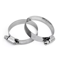 Collier de serrage à vis sans fin en acier inoxydable DIN 3017, acier 304, pour radiateur automobile, plomberie, marine, industrie