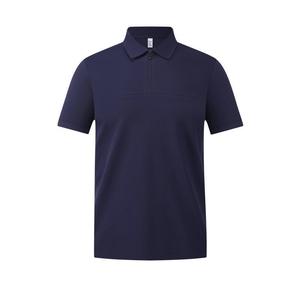 Men's Polo Shirt Cotton Breathable Summer Outdoor Sport Wear Light Blue Short Sleeve - Product Image 3