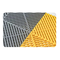 Dalles de sol de garage en plastique DIY 40x40cm, épaisseur 18mm, avec fonction antidérapante pour atelier de detailing automobile et sols de lavage de voitures