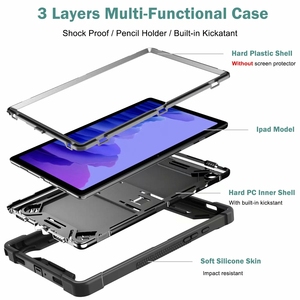 Caso Defender per Samsung Galaxy <span class=keywords><strong>Tab</strong></span> A7 Lite 8.7 pollici <span class=keywords><strong>T220</strong></span> T225 2021 con Kickstand Heavy Duty Shockproof Del Basamento Tablet copertura - Product Image 3