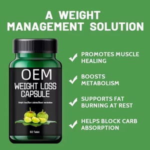 Marque privée, Garcinia Cambogia naturelle, halal, végétalienne, brûleur de graisse, perte de poids rapide, sans produits laitiers, bouteille personnalisable - Product Image 2
