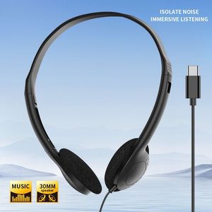 Gaming Headset Over Ear Type-C Wired Gamer <strong>Headphone</strong> Telephone Headsets For PC Laptop And Mobile Phone - Product Image 2
