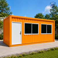 Maison conteneur préfabriquée de 20 pieds, 1 chambre avec salle de bain, en acier, livraison directe d'usine Ray-Zen