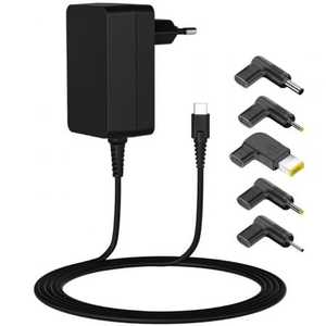 Cargador para portátil de 45 W, 1 USB tipo C, 2,25 A, ideal para cargar eficientemente dispositivos compatibles. - Product Image 1