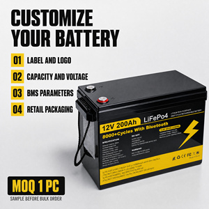 Batería Solar de Litio Ferrofosfato de Ciclo Profundo 12V 200Ah 300Ah 600Ah para Almacenamiento de Energía de Respaldo Doméstico, Venta al por Mayor, Stock en la UE - Product Image 4