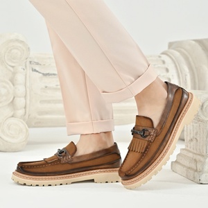 Zapatos Oxford de Piel Genuina con Cordones, para Hombre, con Logotipo Personalizado, Disponibles en Stock, para Verano y Otoño, Ideales para Bodas, Oficina y Carrera Profesional, Antideslizantes - Product Image 5
