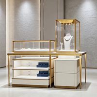 LED-Beleuchteter Schmuck- und Brillen-Präsentationsschrank mit Figurenvitrine und Elektronischer Schlüsselaufbewahrung für Einzelhandels-Showrooms