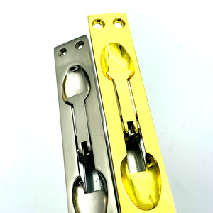 Boulon <span class=keywords><strong>de</strong></span> loquet <span class=keywords><strong>de</strong></span> <span class=keywords><strong>porte</strong></span> coulissante affleurant dissimulé à <span class=keywords><strong>action</strong></span> <span class=keywords><strong>de</strong></span> levier <span class=keywords><strong>de</strong></span> type L classique - Product Image 6