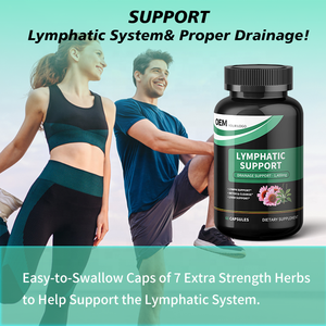 Cápsulas de Drenaje Linfático de Marca Privada OEM, Suplemento para el Sistema Linfático, Mejora la Desintoxicación Inmunológica para Hombres y Mujeres - Product Image 3