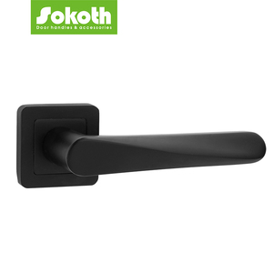 Poignées <span class=keywords><strong>de</strong></span> <span class=keywords><strong>porte</strong></span> en alliage d'aluminium <span class=keywords><strong>de</strong></span> conception européenne à levier, très vendues, pour portes intérieures en bois - Product Image 4