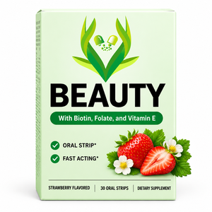Vente en gros usine : Bandes buccales beauté à la biotine pour la santé des cheveux, de la peau et des ongles, favorisant la vitalité capillaire, à action rapide - Product Image 1