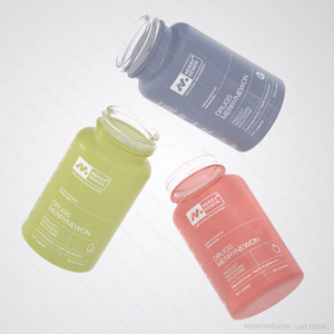 Emballage de haute qualité pour pilules et capsules de médicaments, transparent et givré, en gros, 120 ml, flacon pour vitamines - Product Image 3