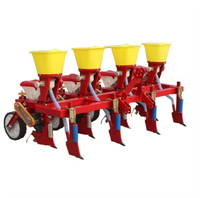 Équipement agricole machine semoir de précision de maïs tracteur à pied semoir de graines d'arachide semoir de maïs pneumatique à 4 rangées