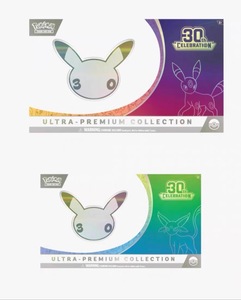 Précommande Pokémon 30ème Anniversaire Collection Ultra Premium Scellée Boîte US TCG Versions Jour Espeon et Nuit Umbreon - Product Image 1