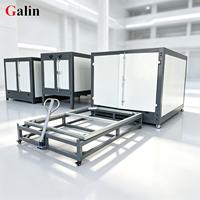 Four de cuisson industriel pour peinture en poudre avec chariot à rouleaux, taille personnalisée, chauffage au gaz GPL pour boîtiers de machines, séchage de poudre, certifié CE
