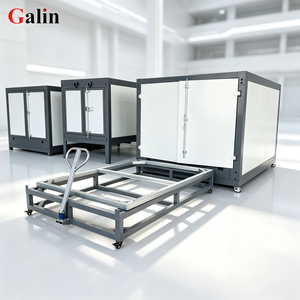 Four de cuisson industriel pour peinture en poudre avec chariot à rouleaux, taille personnalisée, <span class=keywords><strong>chauffage</strong></span> au gaz GPL pour boîtiers de machines, séchage de poudre, certifié CE - Product Image 1