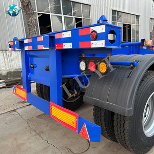 <span class=keywords><strong>Remorque</strong></span> squelette de 20 pieds à haute efficacité pour le chargement et le déchargement de conteneurs de transport - Product Image 4