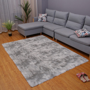 Tapis épais à poils longs de couleur unie, rectangulaire, rembourré, pour salon, chambre à coucher, tapis de sol - Product Image 1