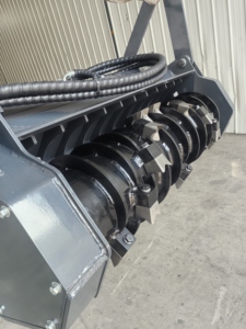 Nhỏ 60 inch 900 mét chiều rộng <span class=keywords><strong>Mini</strong></span> Skid chỉ đạo Bộ nạp lâm nghiệp mulcher - Product Image 6