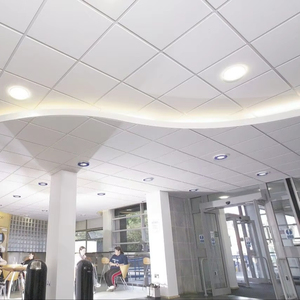 Gạch trần nhôm vuông 600x600mm, sơn tĩnh điện cho hệ thống trần giả treo - Product Image 1