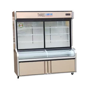 Congelador de 1.5m para Verduras y Frutas, Refrigerador de Exhibición para Vegetales, Equipo de Refrigeración - Product Image 4