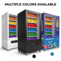 Distributeur automatique réfrigéré personnalisé avec lecteur de carte, distributeurs de boissons gazeuses, distributeurs de collations et de nourriture à vendre