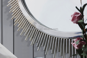 High Quality Indoor Furniture Silver Ellipse Shape <strong>Table</strong> <strong>Marble</strong> Top <strong>Console</strong> <strong>Table</strong> - Product Image 4