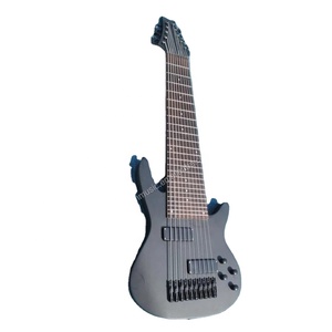 Weifang Rebon di alta qualità 10 stringa raso colore nero basso elettrico <span class=keywords><strong>chitarra</strong></span> - Product Image 1