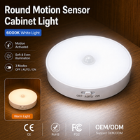 Lampe de nuit LED moderne à détecteur de mouvement, rechargeable, sans fil, magnétique, pour chambre, escalier, placard, couloir